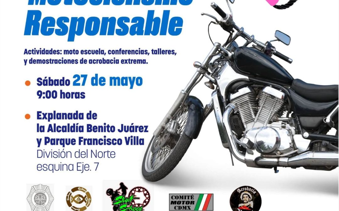 Alcaldía Benito Juárez, la más amigable con el motociclismo en la CDMX.