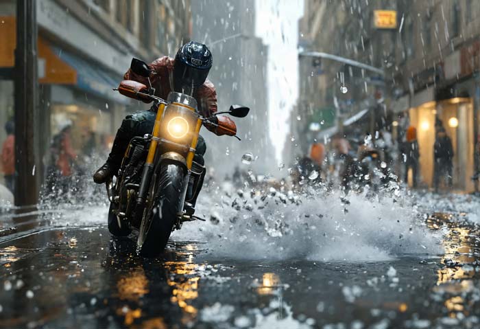 Como Conducir una Motocicleta Bajo Granizo: Consejos Para Una Experiencia Segura